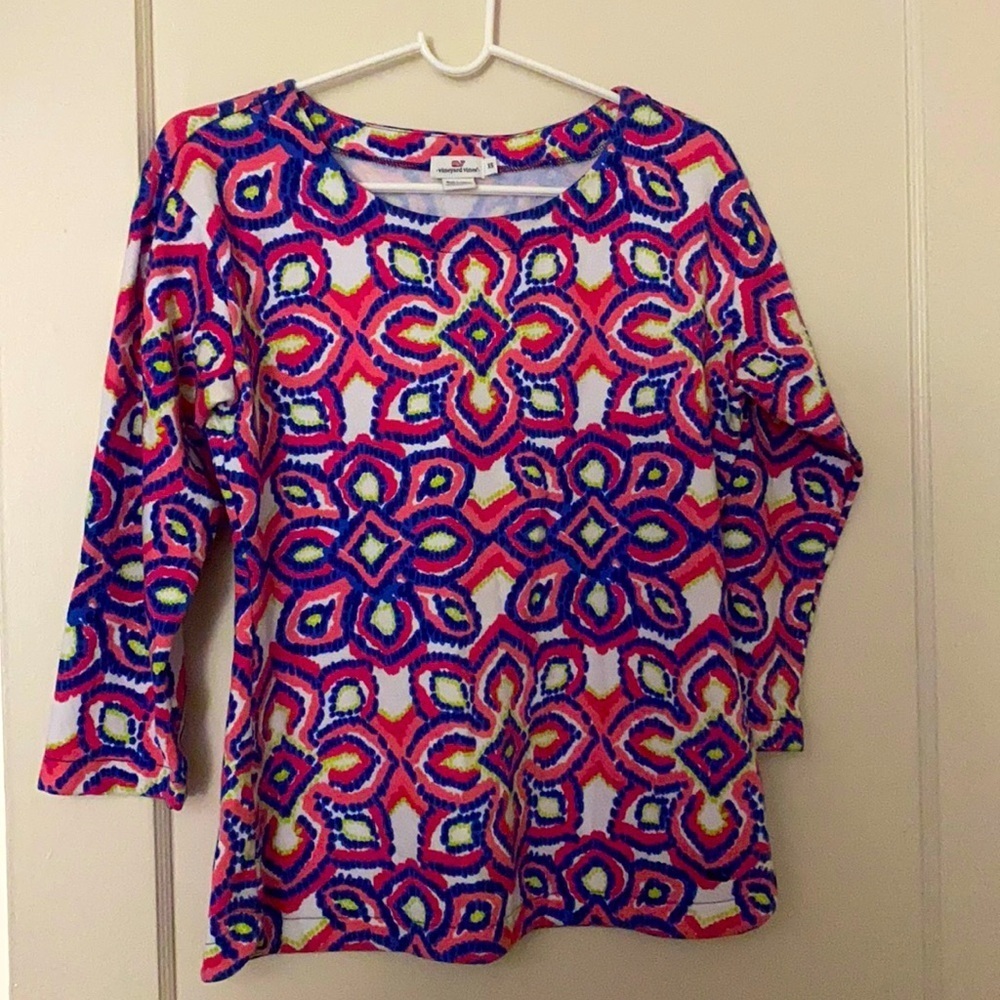 Vineyard Vines multicolored top size: XS